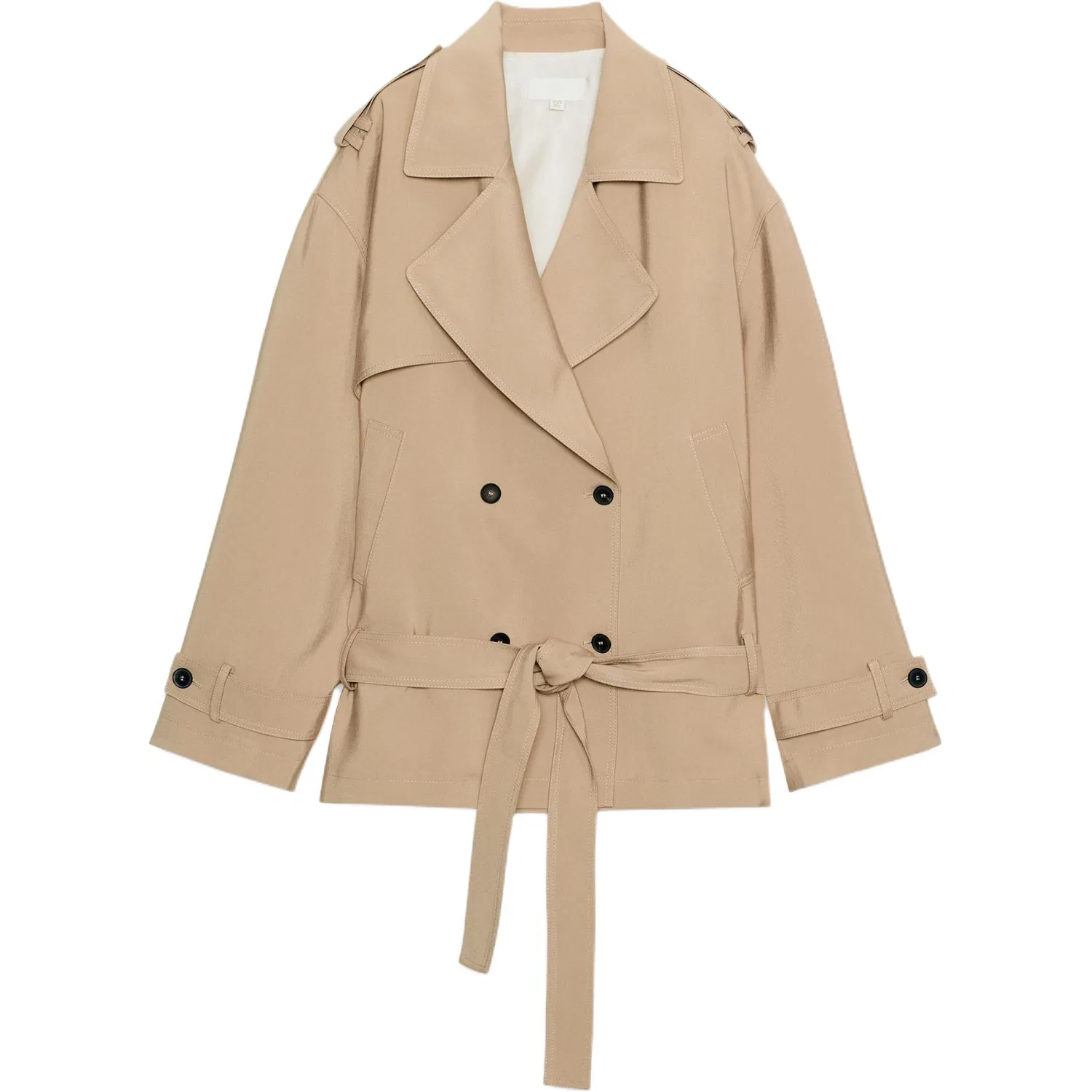 Женский тренчкот Light Camel ZARA