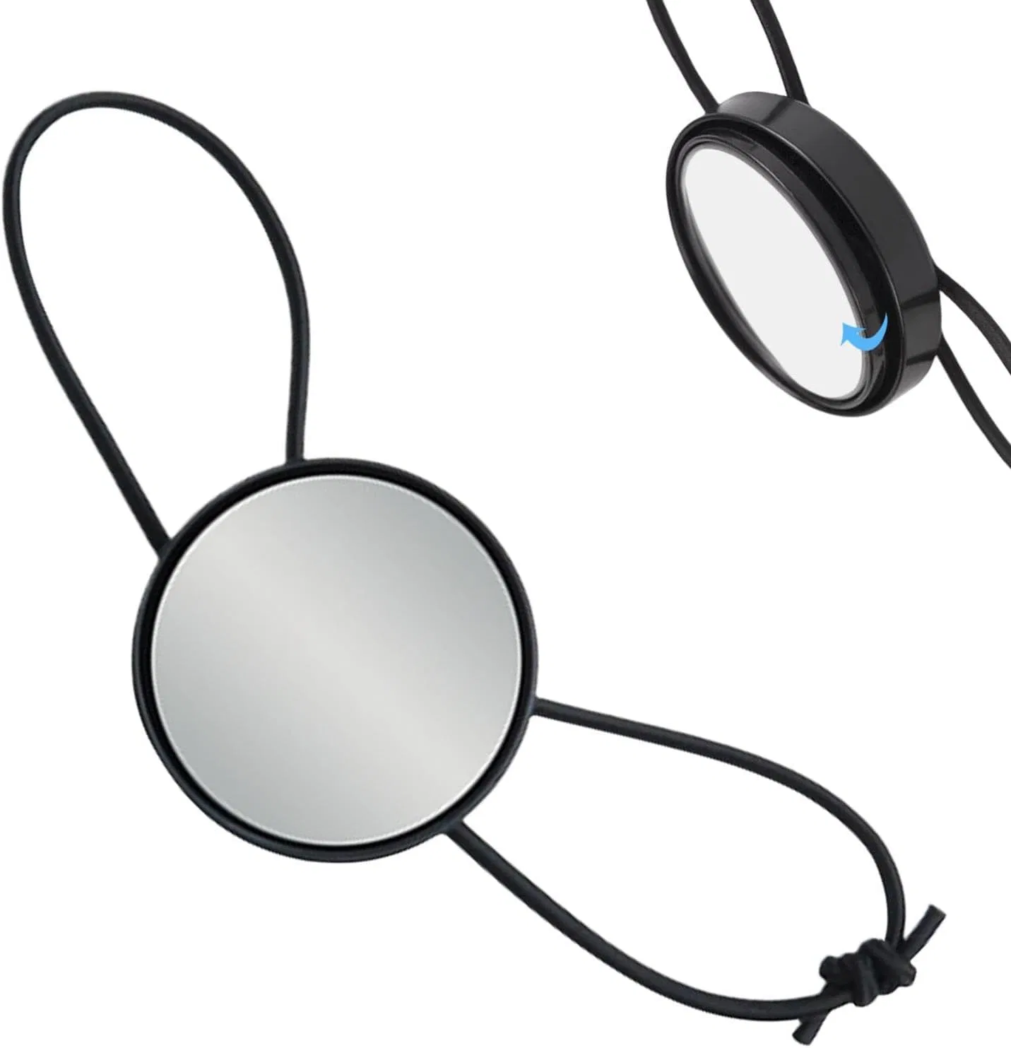 Зеркало для подводного наблюдения, Generisch, ABS, 5.6 см, Schwarz