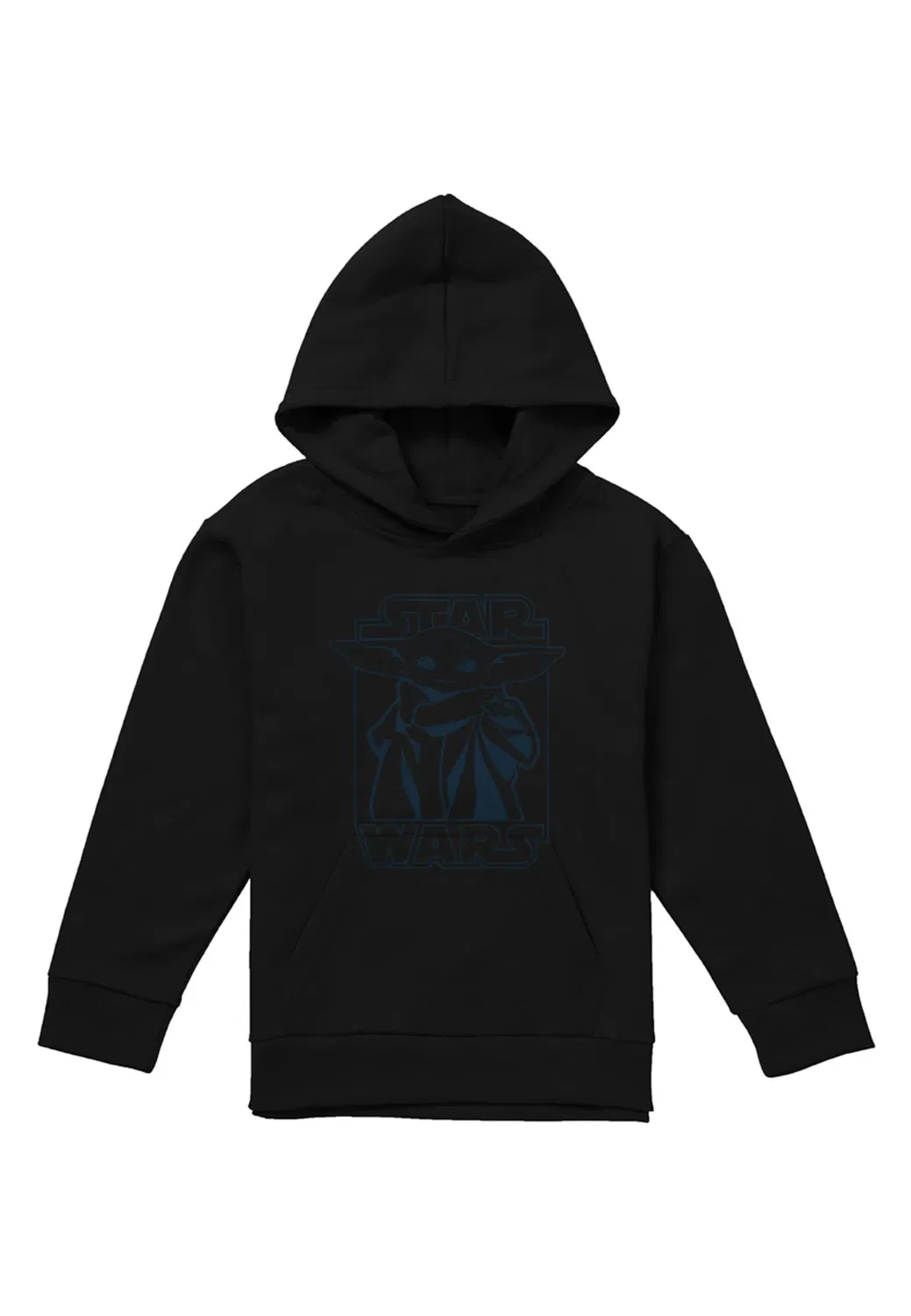 Детский худи с принтом The Child Force Star Wars - The Mandalorian, Black