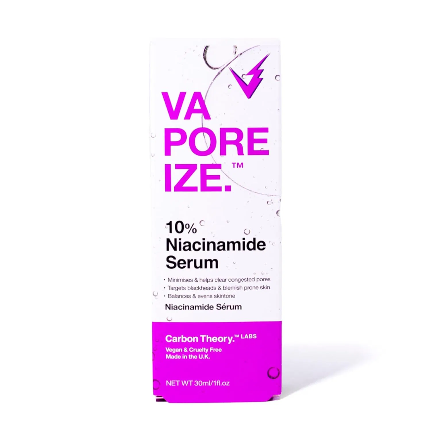 Сыворотка для лица Niacinamide 10% Carbon Theory VaPOREize, 30 мл — фото 2