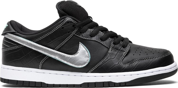 

Кроссовки Nike Diamond Supply Co. x Dunk Low Pro SB 'Black Diamond', черный