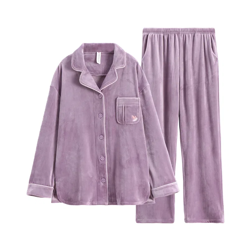 Детский комплект пижам с принтом Dusty Purple FENTENG