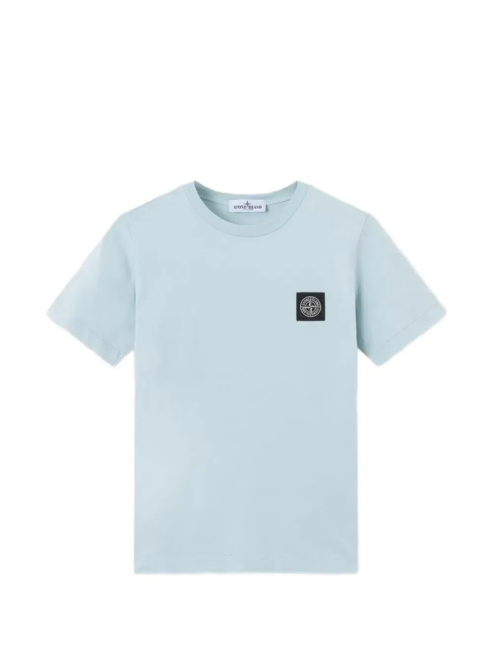 Футболка с логотипом-нашивкой Stone Island Junior, синий