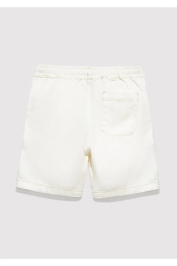 Детские шорты для мальчиков джинсовые Tobias mv91 street ecru denim jean shorts Mavi, Ecru — фото 3