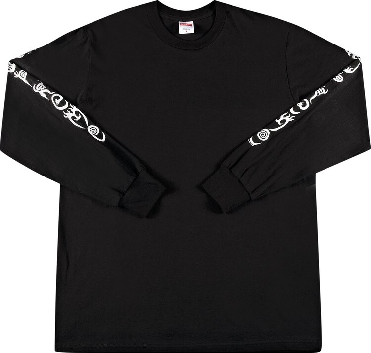 

Лонгслив Supreme Clayton Patterson Long-Sleeve Tee 'Black', черный
