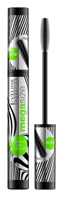 

Удлиняющая и подкручивающая тушь Eveline Cosmetics MegaSize, 10 мл