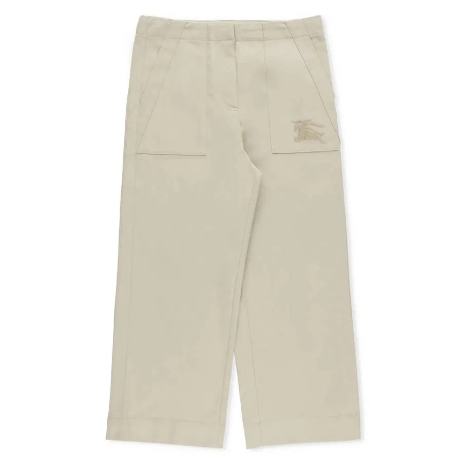 Брюки широкие с вышивкой Orla Burberry, Hunter