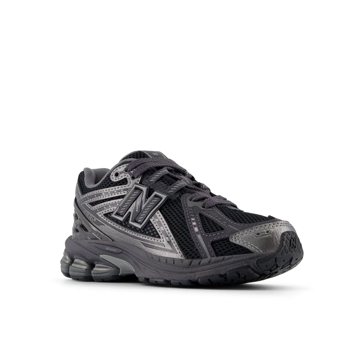 Детские кроссовки с шнуровкой 1906 Lace New Balance, Phantom With Silver Metallic — фото 2