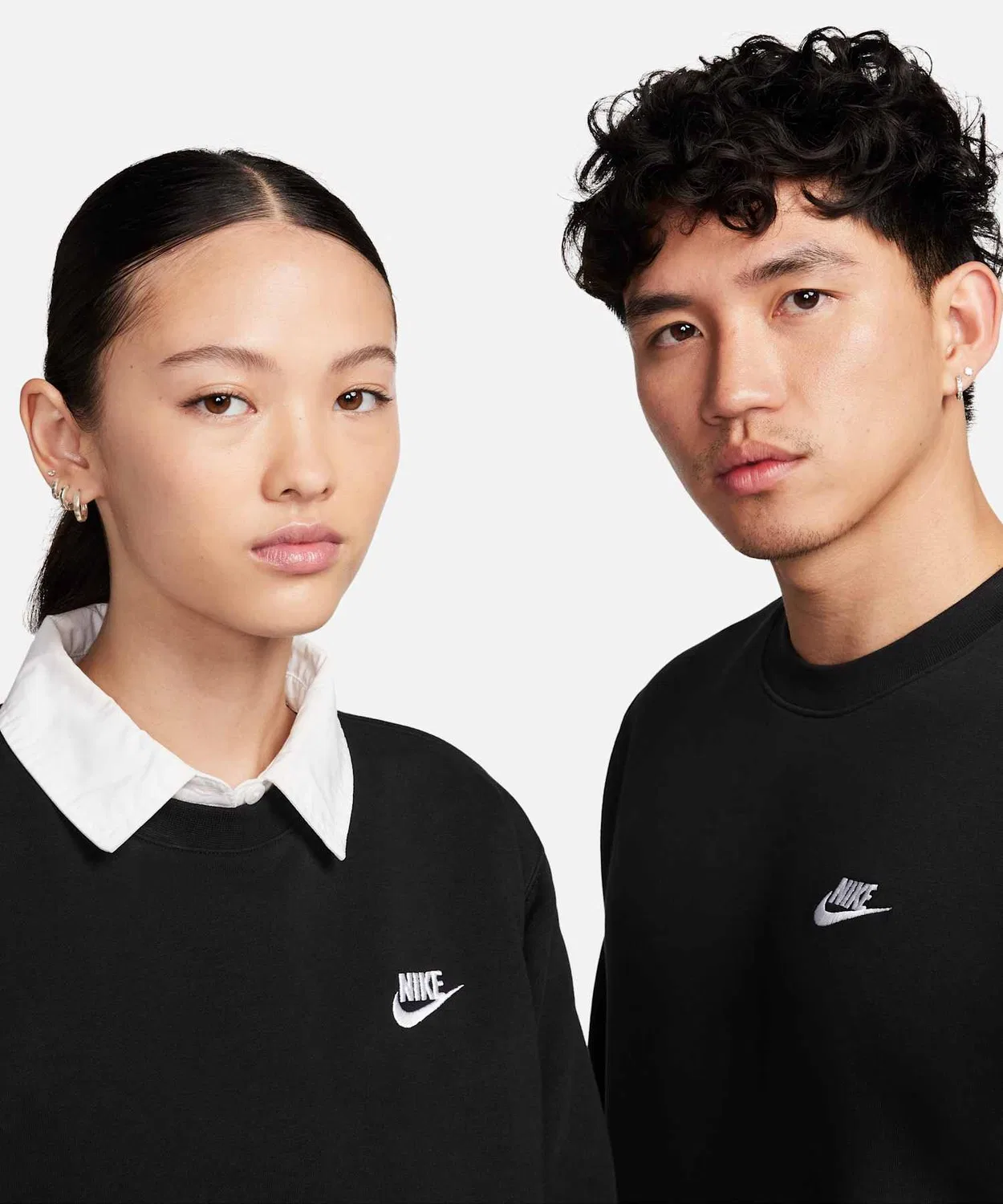 Мужской свитшот из французского терри с длинным рукавомNike Sportswear Club, Black — фото 2