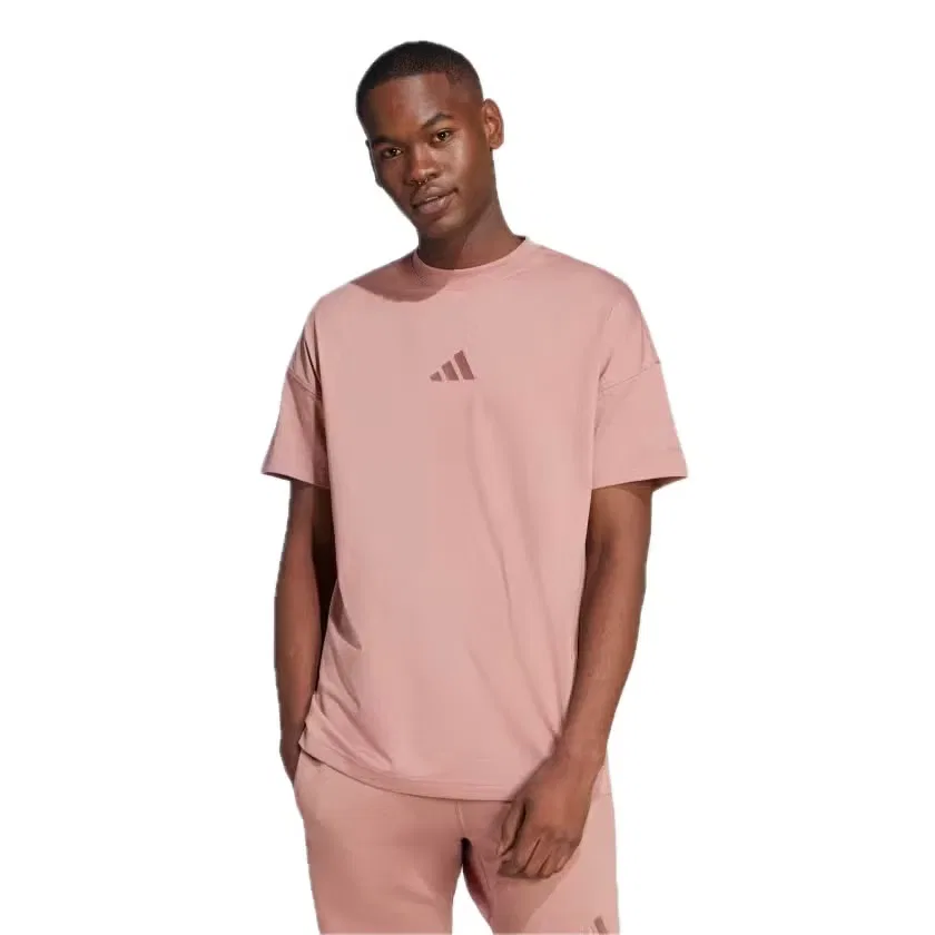 Футболка с принтом All SZN Adidas, терракотовый — фото 3