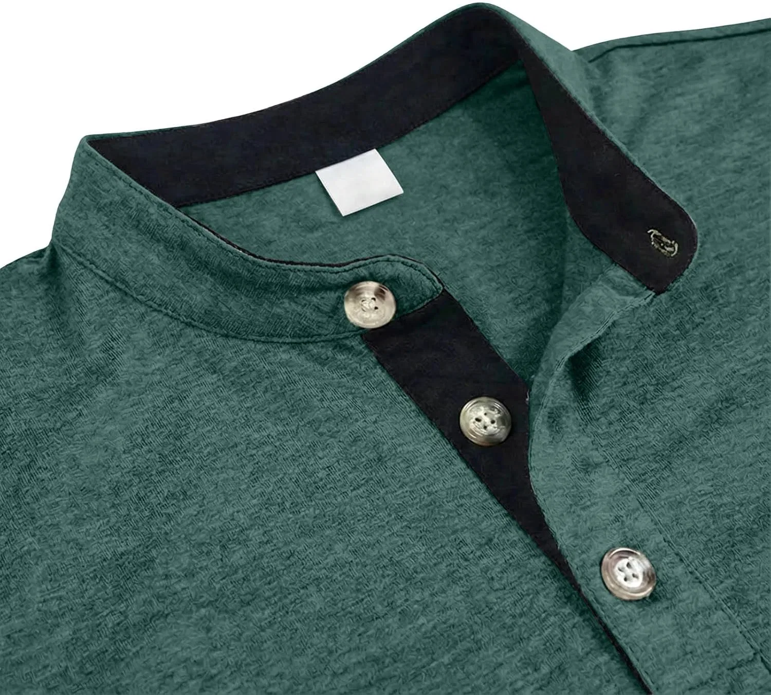 Мужская футболка с воротником короткий рукав Slim Fit, Green — фото 3