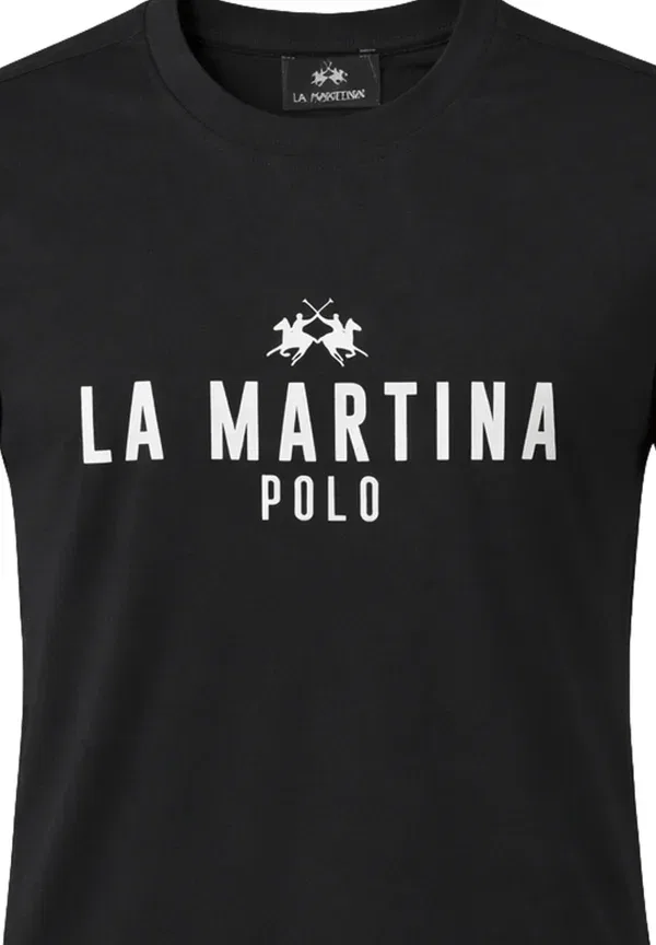 Футболка La Martina, черный — фото 3
