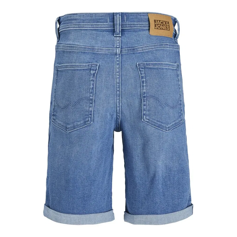 Шорты джинсовые Chris AM Jack & Jones, синий — фото 2