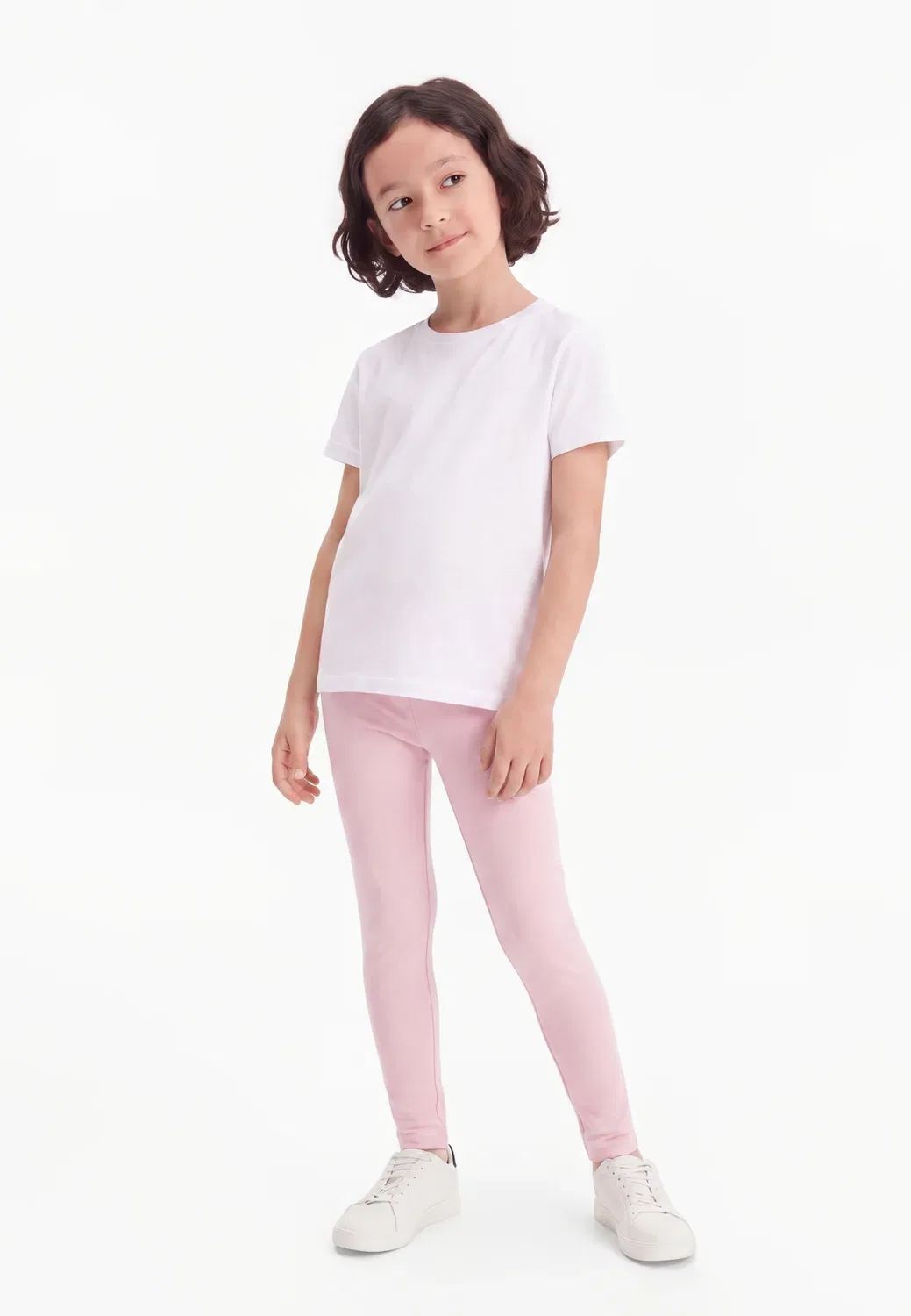 7 штанов - леггинсы - брюки Friboo By Zalando, Dark Blue/Light Green/Light Pink