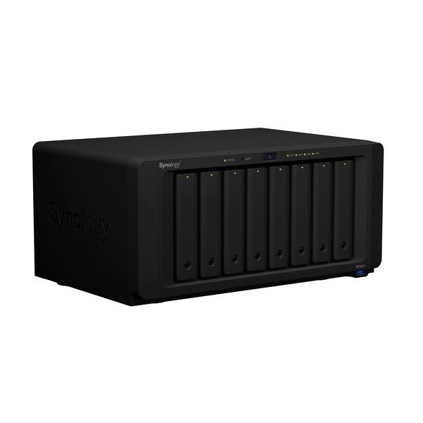 

Сетевое хранилище Synology 64Тб DS1821+ NAS с 8 отсеками с 8 дисками (8x8Тб), черный