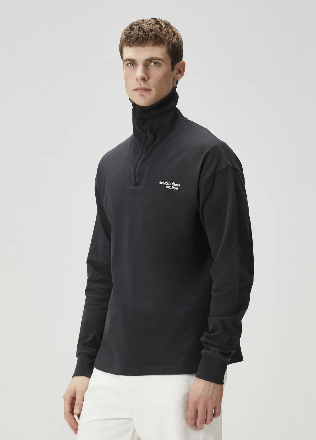 Свитшот Acne Studios, черный — фото 3