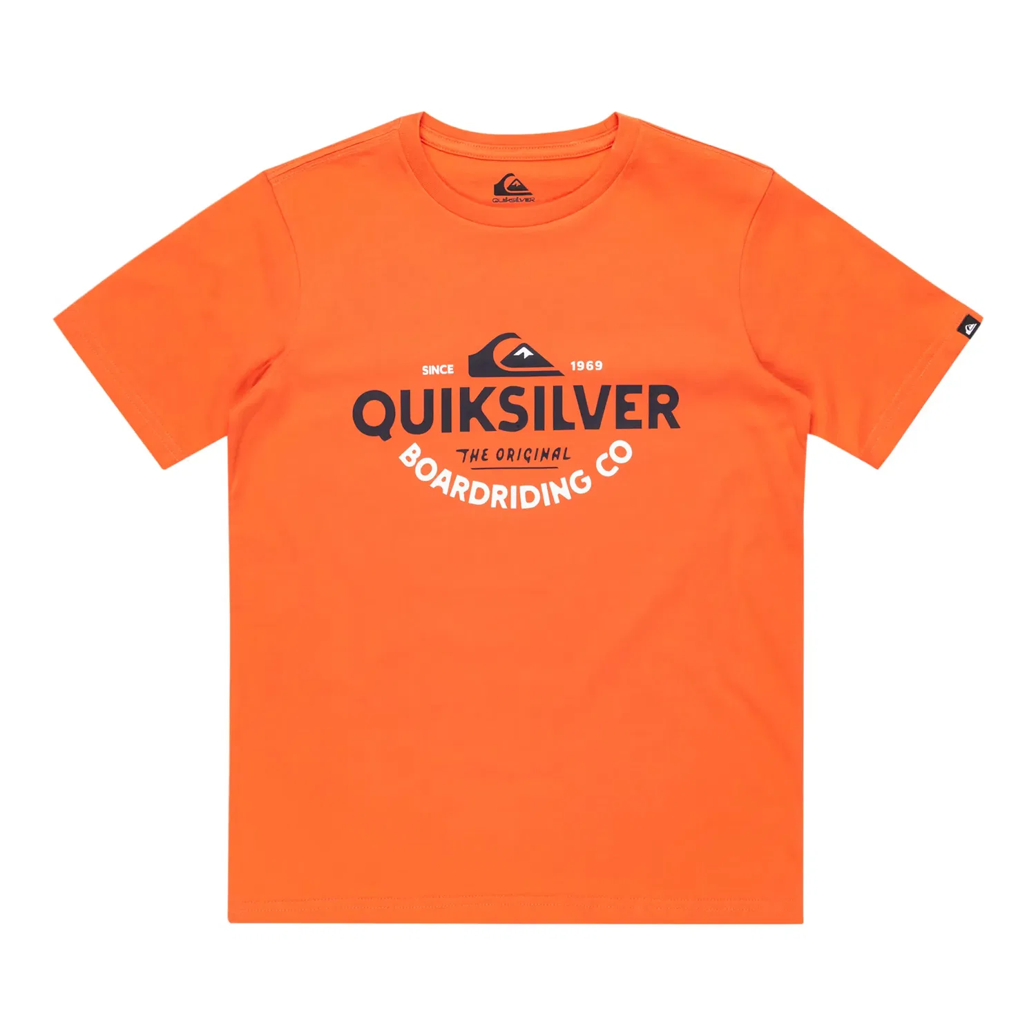 Детская футболка для мальчиков с принтом Ev Typed Out Quiksilver, Naranja