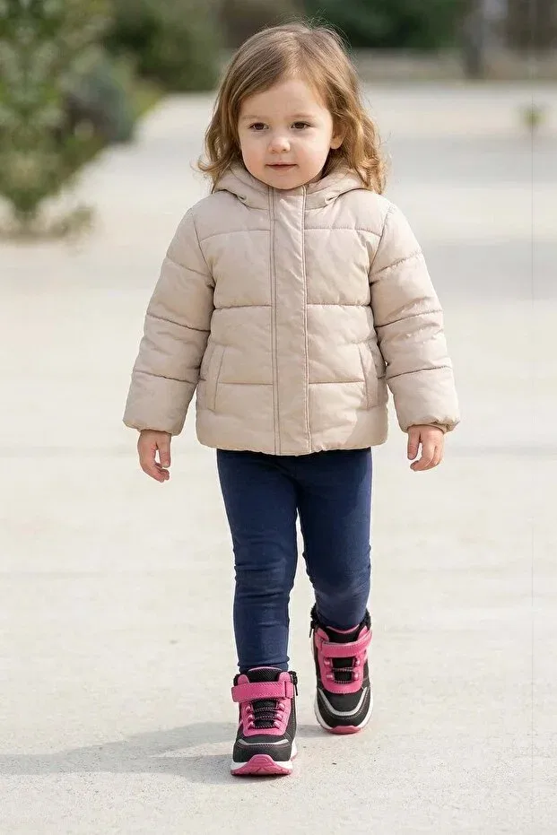 Детские ботинки для девочек водоотталкивающие Magical Kids Plus, Pink — фото 4