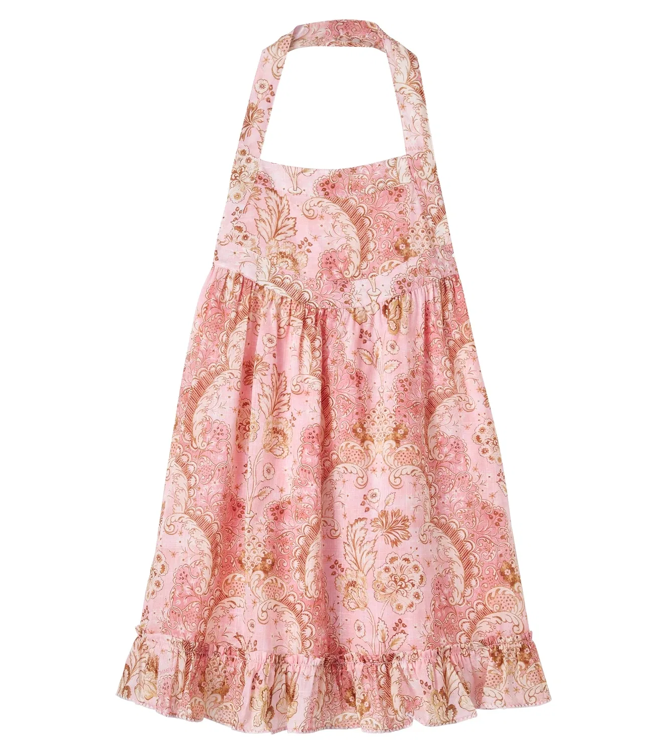 Платье хлопковое Zimmermann Kids, розовый