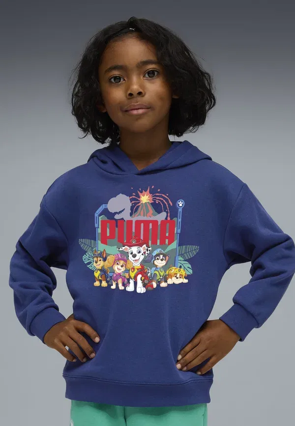 Худи с принтом Paw Patrol, модель Graphic Hoodie, Puma Jewel, синий — фото 2