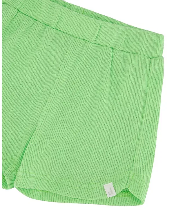Детские шорты для девочек с эластичным поясом Deux Par Deux, Mint Green — фото 4