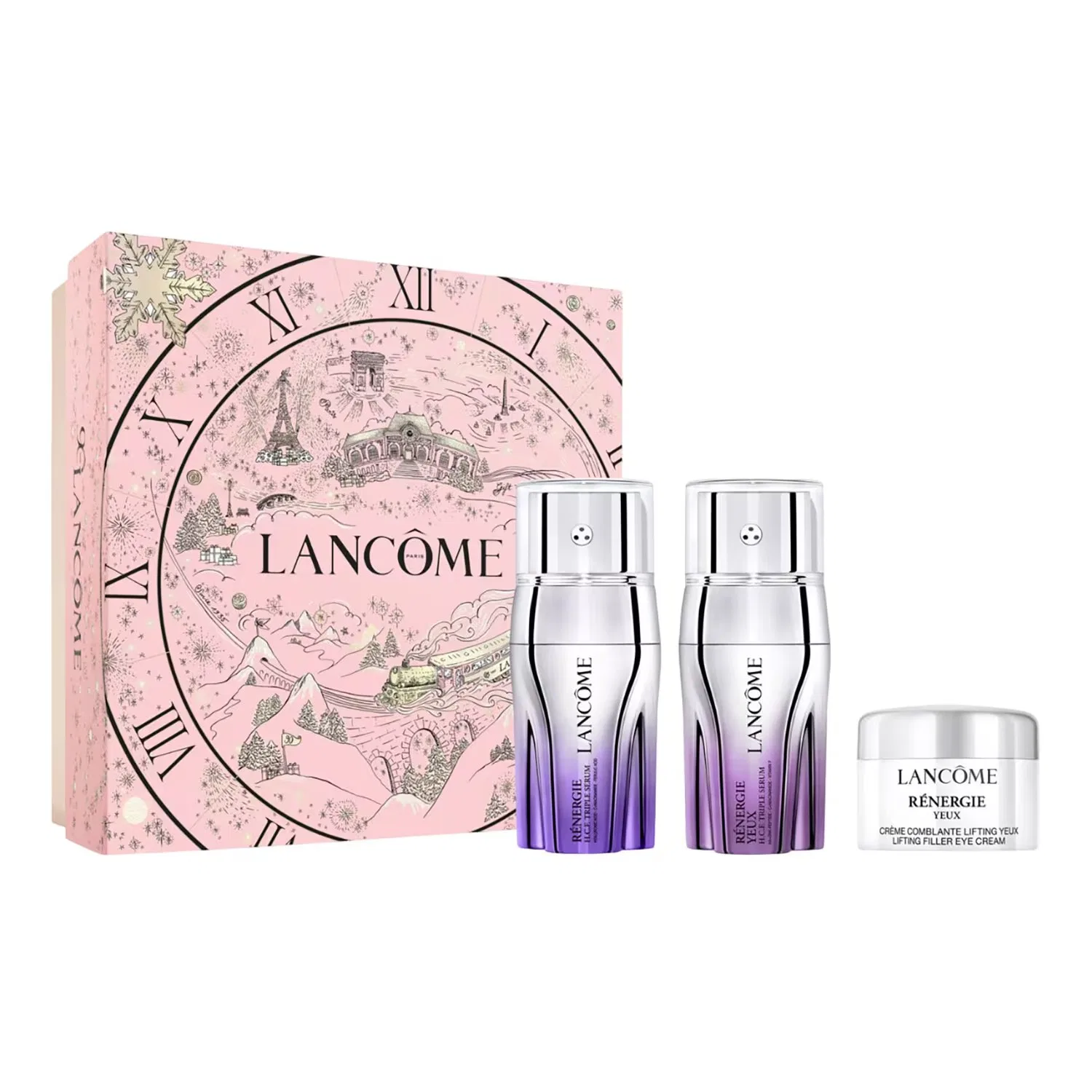 Набор средств по уходу за лицом Rénergie с сывороткой и кремом, LANCÔME