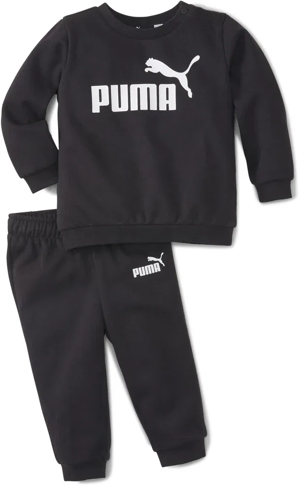 Спортивный костюм детский с длинным рукавом MiniCats ESS Crew Jogger FL Puma, черный