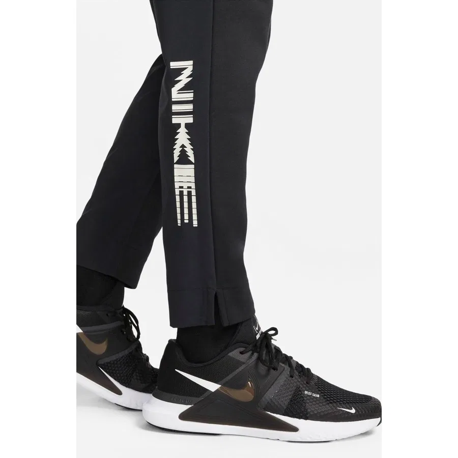 Спортивные штаны-треники Nike Dri Fit, Черный — фото 4