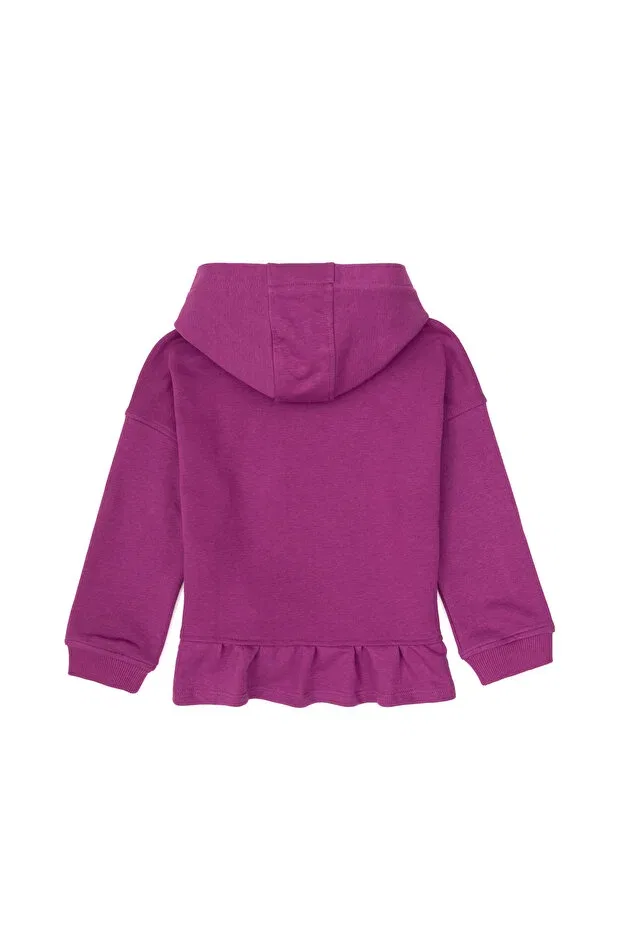 Детские свитшот для девочек с капюшоном U.S. Polo Assn., Violet — фото 4
