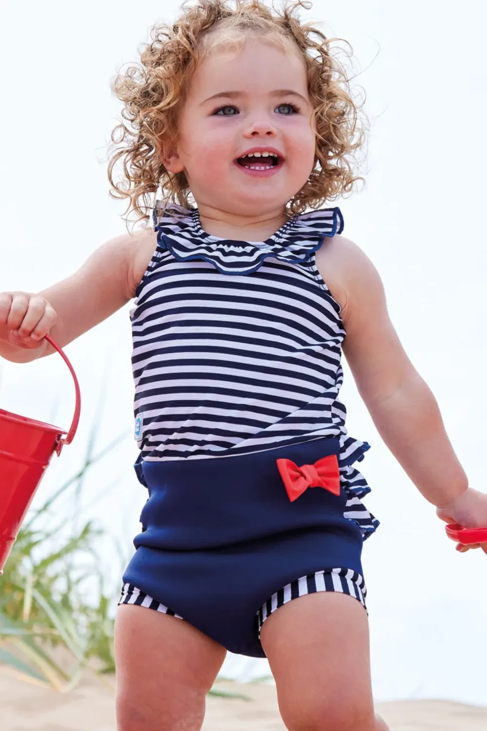 Купальный костюм с подгузником для плавания Nautical Splash About, Multi — фото 2