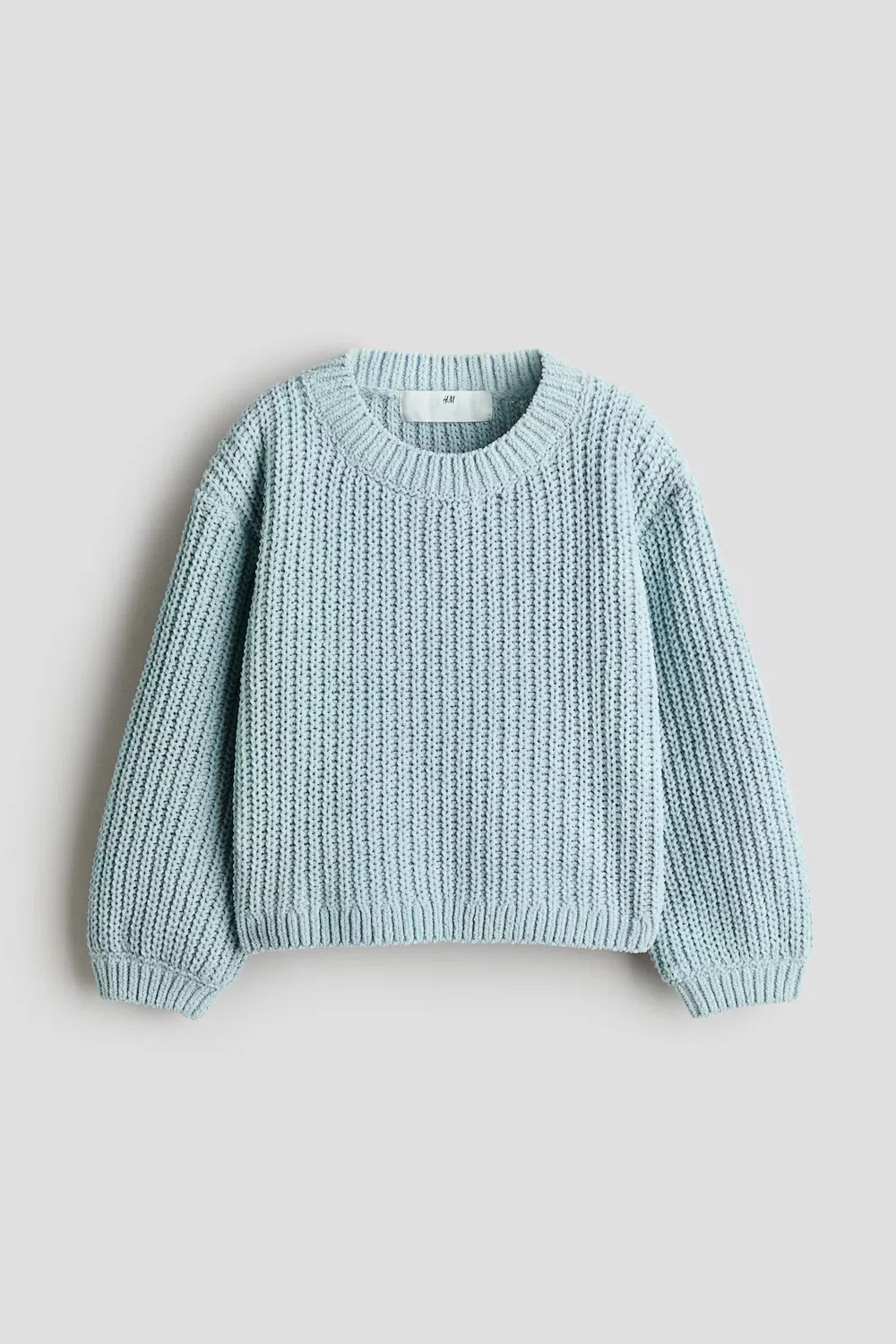 Свитер из синели H&M, Helltürkis
