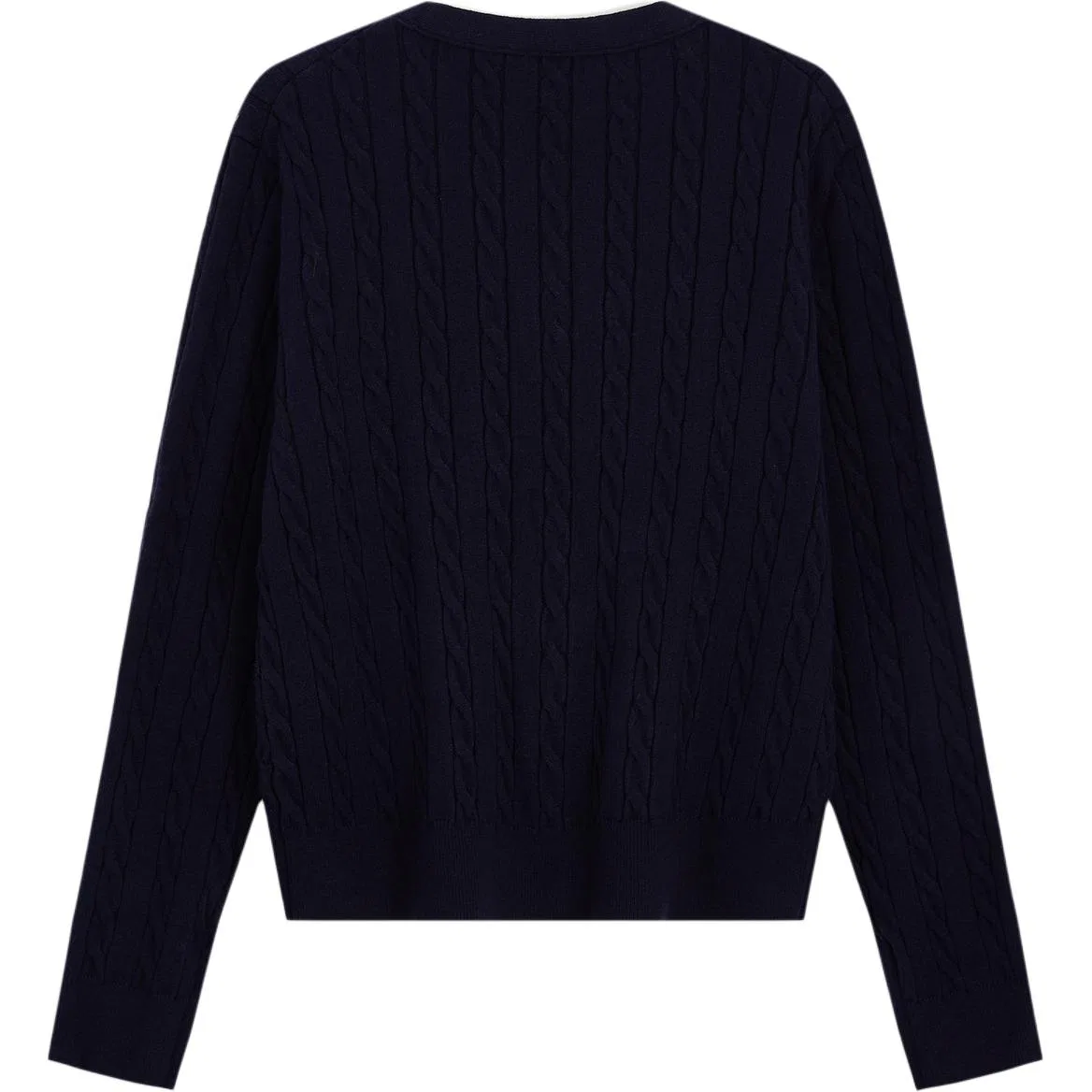 Женский кардиган с V-образным вырезом, модератный крой, GAP, Ivory White — фото 4
