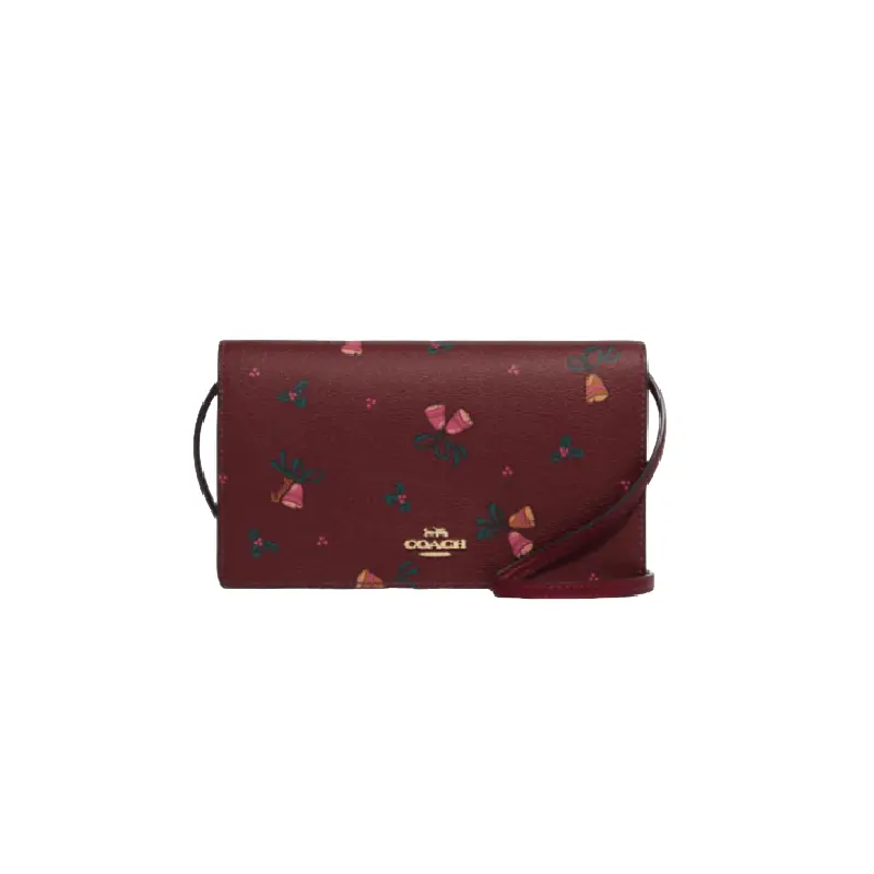 

Клатч Coach Outlet Anna Foldover Clutch Crossbody With Holiday Bells Print, золотой/вишневый/мультиколор, Желтый, Клатч Coach Outlet Anna Foldover Clutch Crossbody With Holiday Bells Print, золотой/вишневый/мультиколор