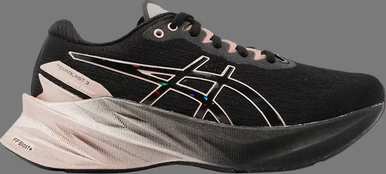 

Кроссовки wmns novablast 3 platinum 'black rose gold' Asics, черный