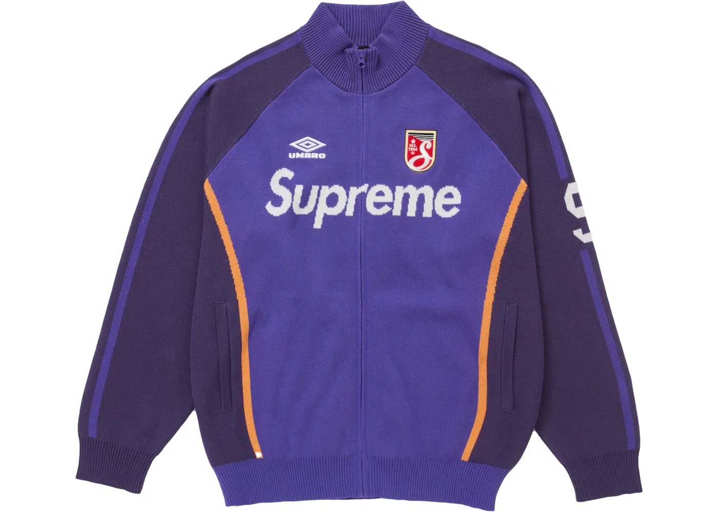 Мужской свитер с застежкой-молнией Umbro Zip Up Supreme, Purple