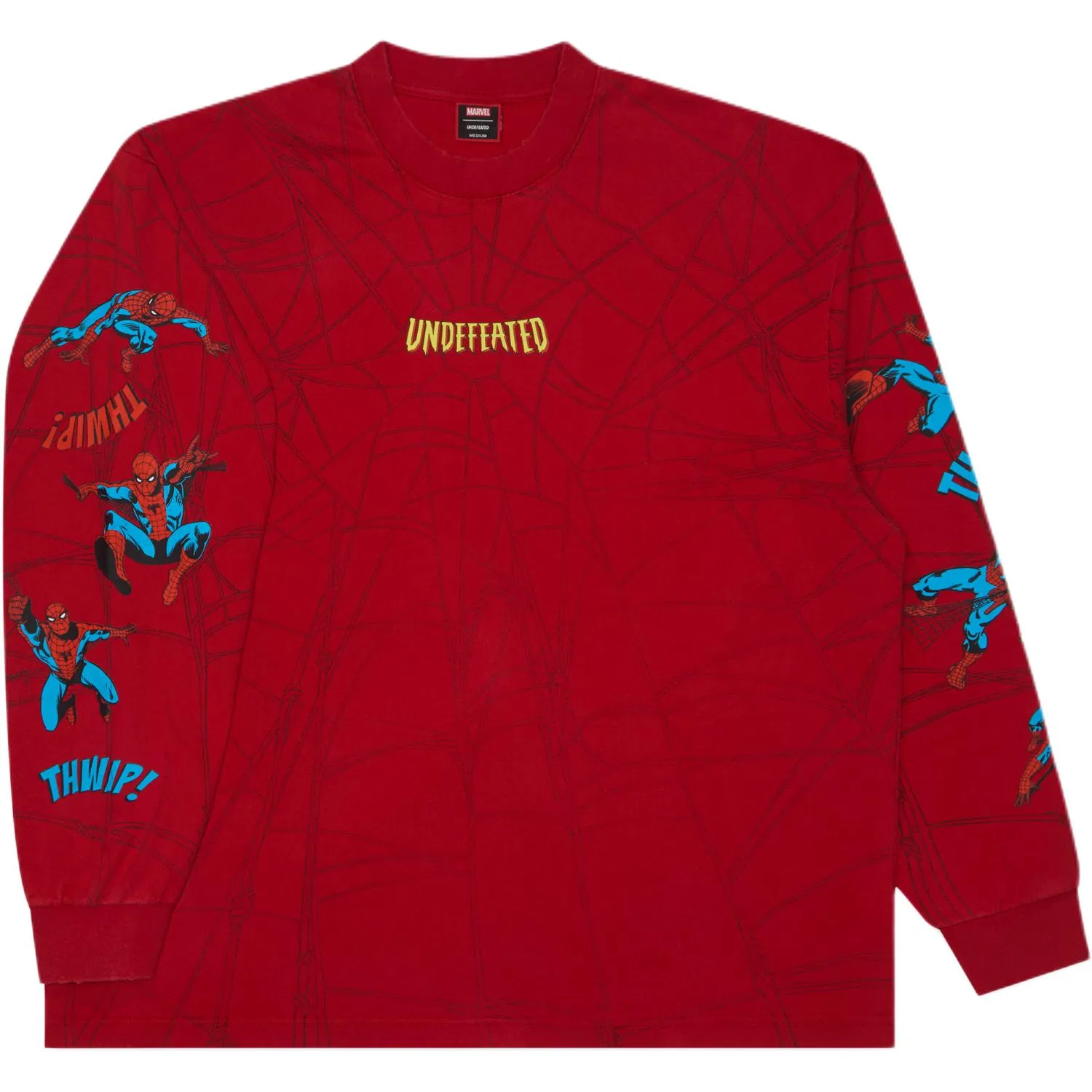 Детская футболка с принтом Spider Man Collaboration Collection UNDEFEATED, черный — фото 4
