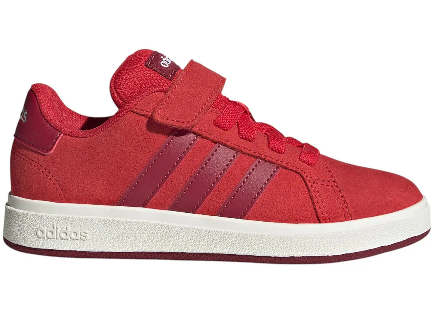 Детские кроссовки Lifestyle Adidas Grand Court 00s, Collegiate Red/Collegiate Burgundy/Off White