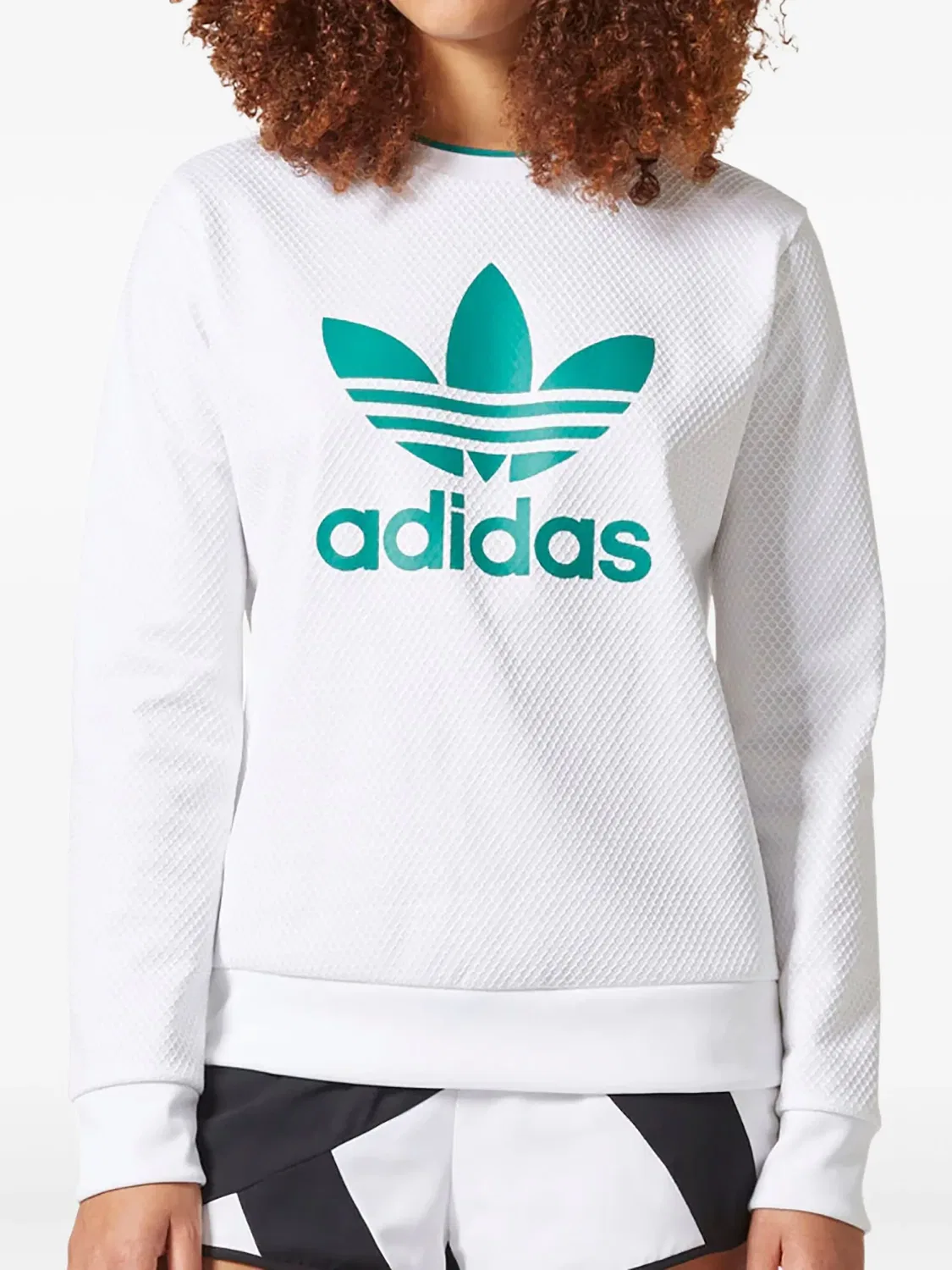 Свитшот Adidas Trefoil, белый