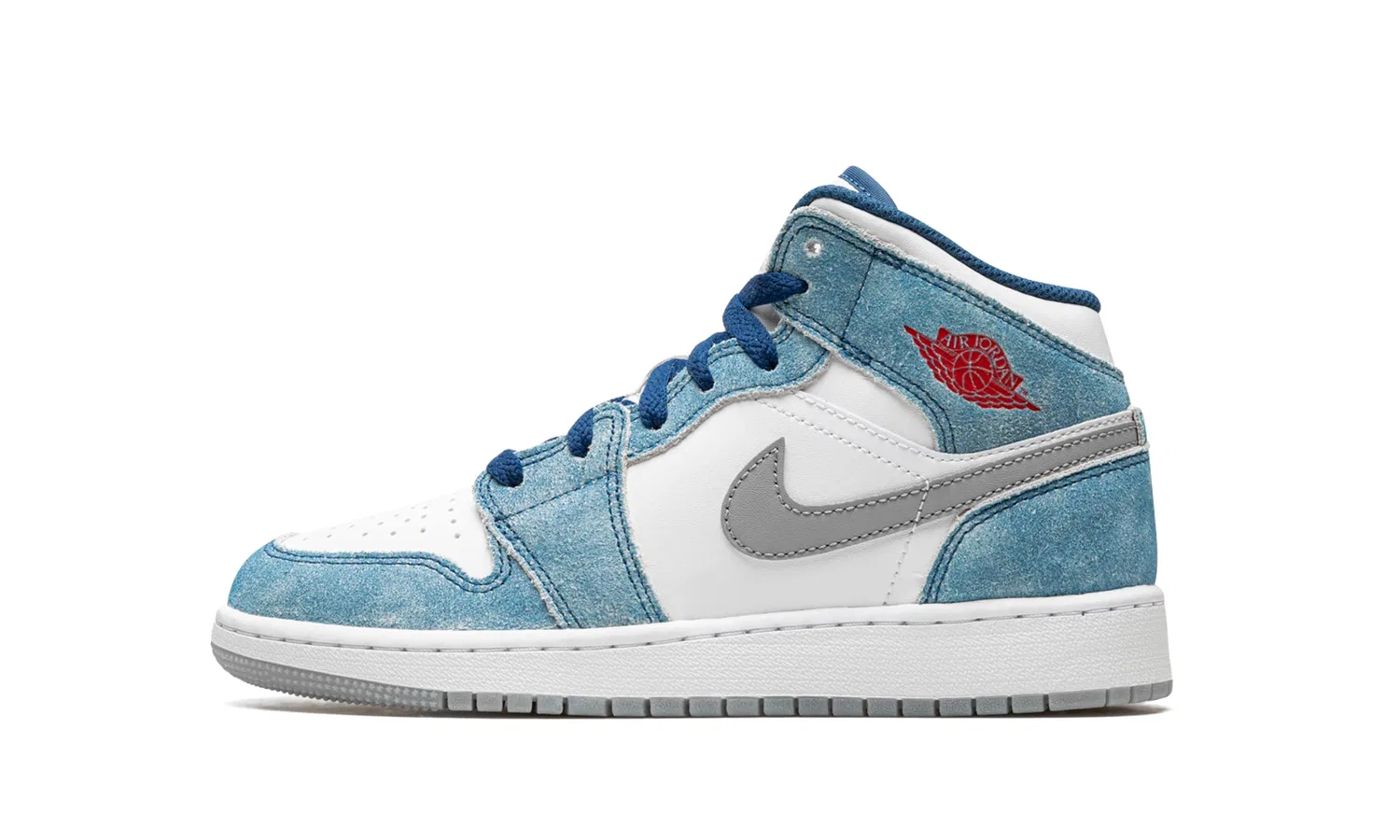 Детские кроссовки для мальчиков высокие Jordan Youth NIKE, White Black White