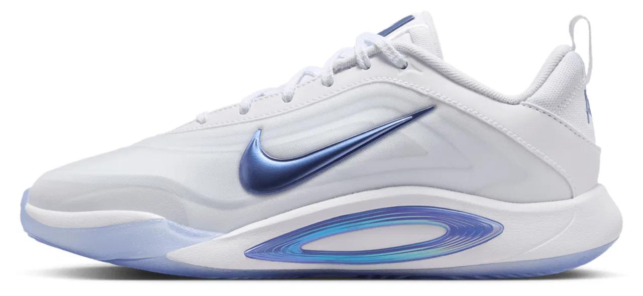 Детские кроссовки для мальчиков Nike A'One, White/Grey/Sapphire — фото 2