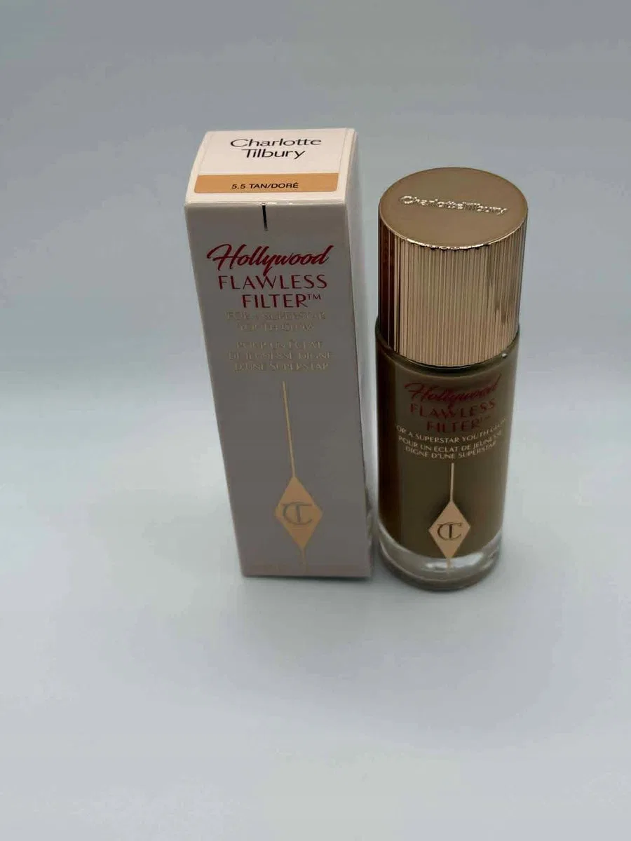 Рассветляющая база-хайлайтер Charlotte Tilbury Hollywood Flawless Filter, 5.5 Tan — фото 3