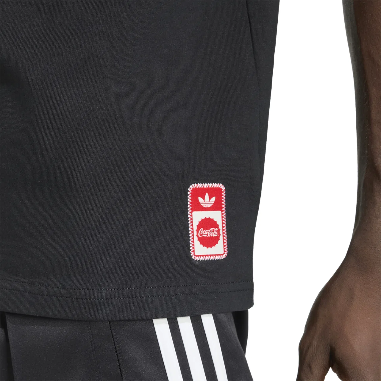 Футболка мужская Treffie Adidas, черный/красный — фото 4