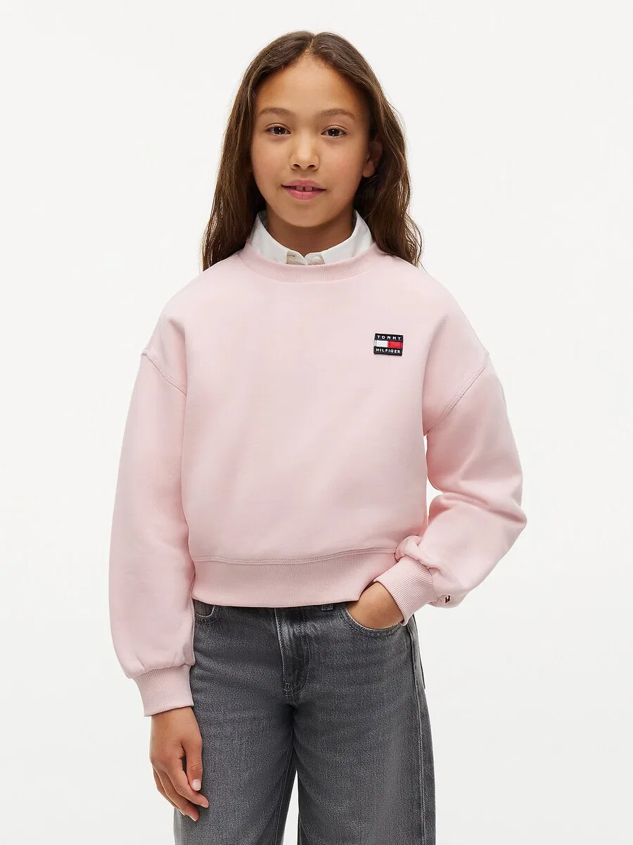 Толстовка TOMMY HILFIGER 'Heritage' в розовом цвете — фото 2