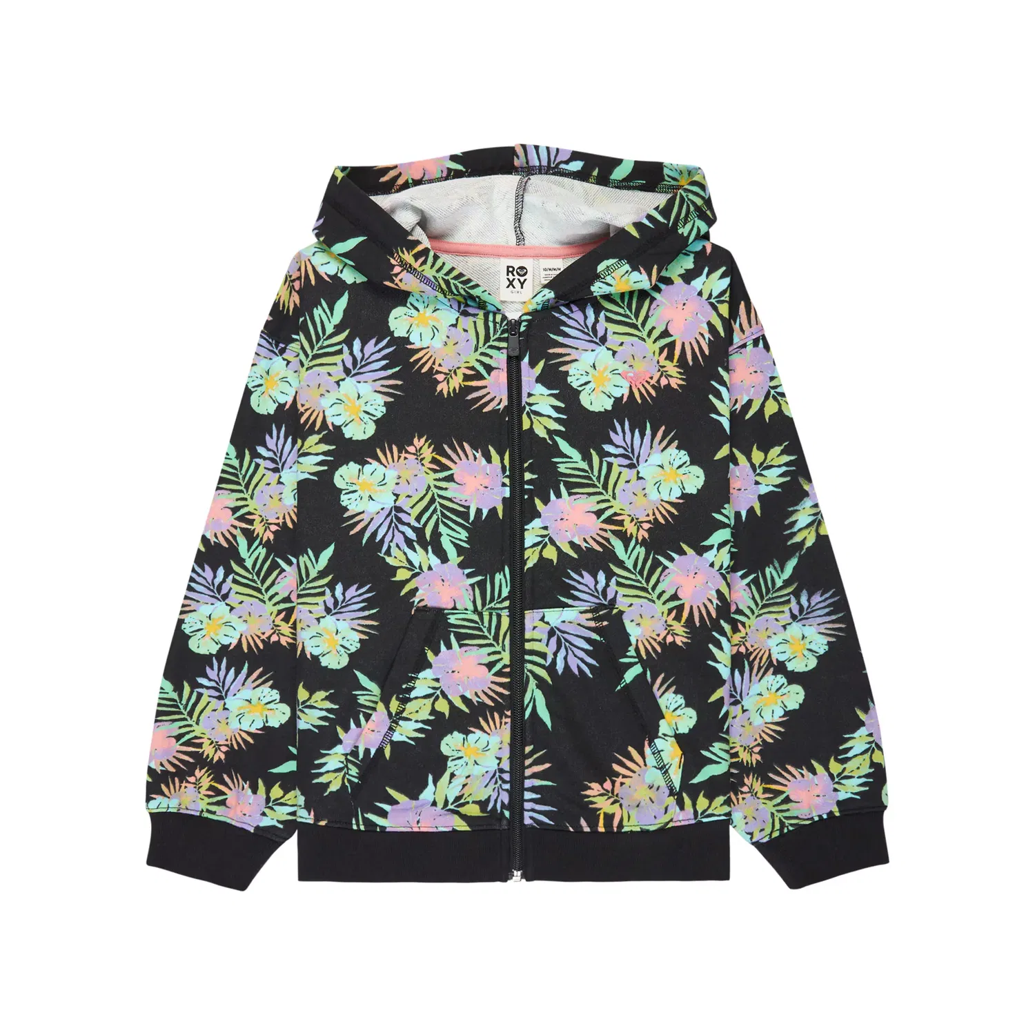 Детская худи с принтом Twenty Five Miles Roxy, Multicolor