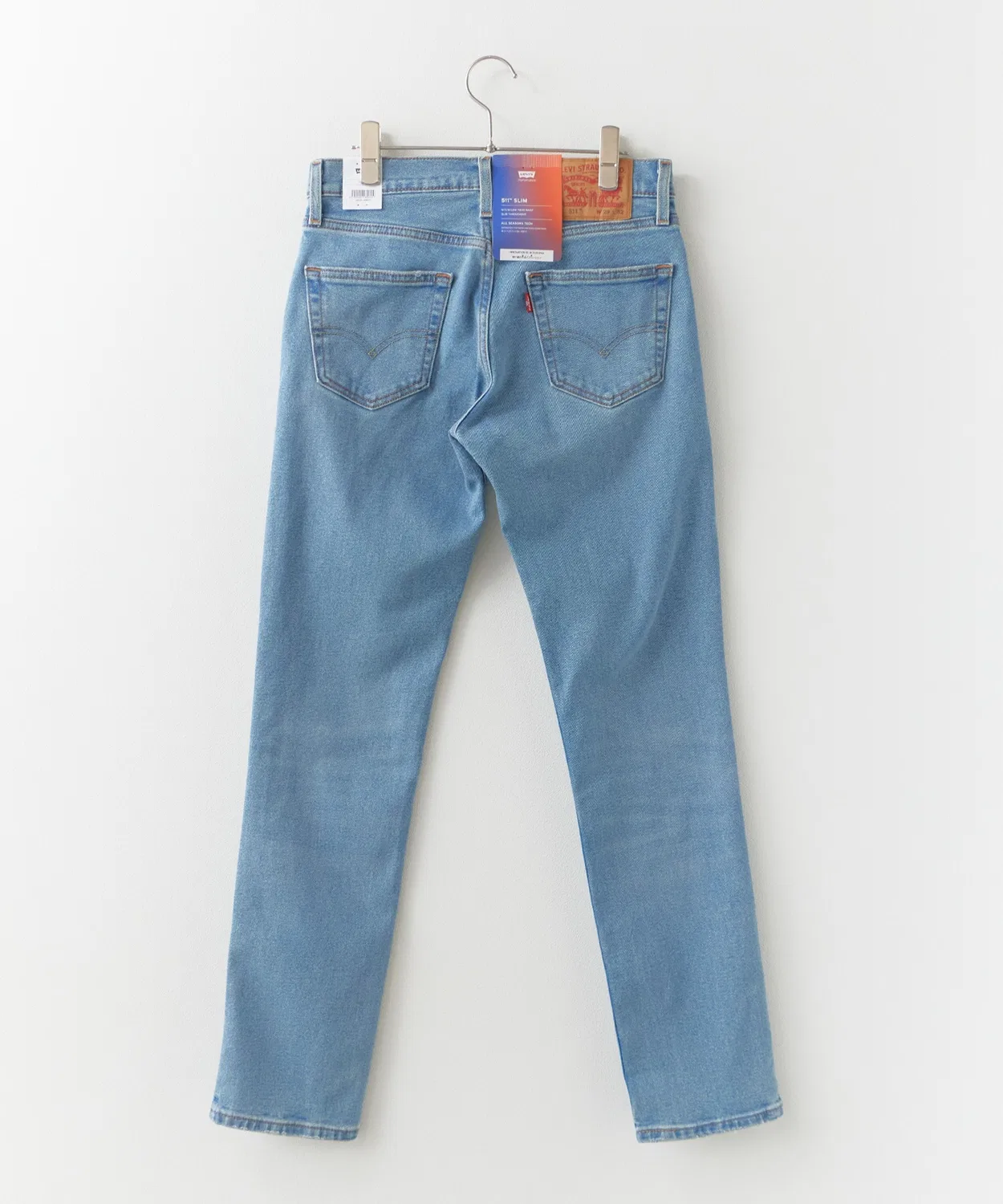 Мужские джинсы прямого кроя Levi's 511 Slim, Indigo Blue — фото 3