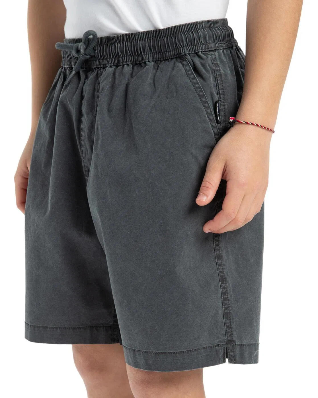 Детские шорты с эластичным поясом TAXER YOUTH 15" Quiksilver, Schwarz — фото 4