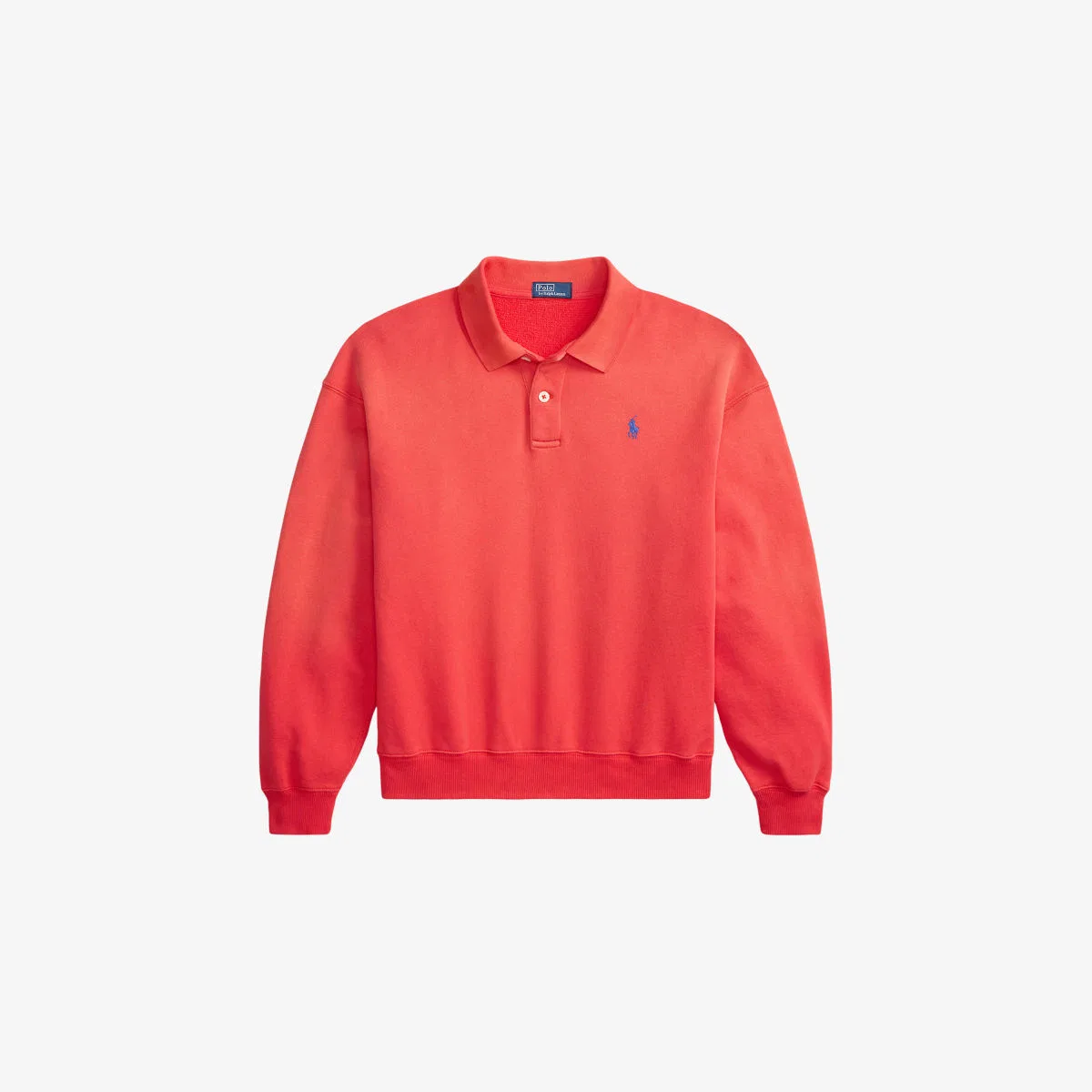Поло из хлопкового трикотажа большого размера с вышитым логотипом Polo Ralph Lauren