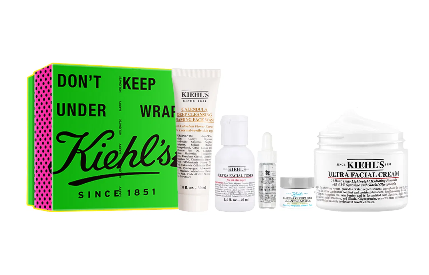 Набор уходовой косметики Kiehl's, 5 предметов, Kiehl's, Black