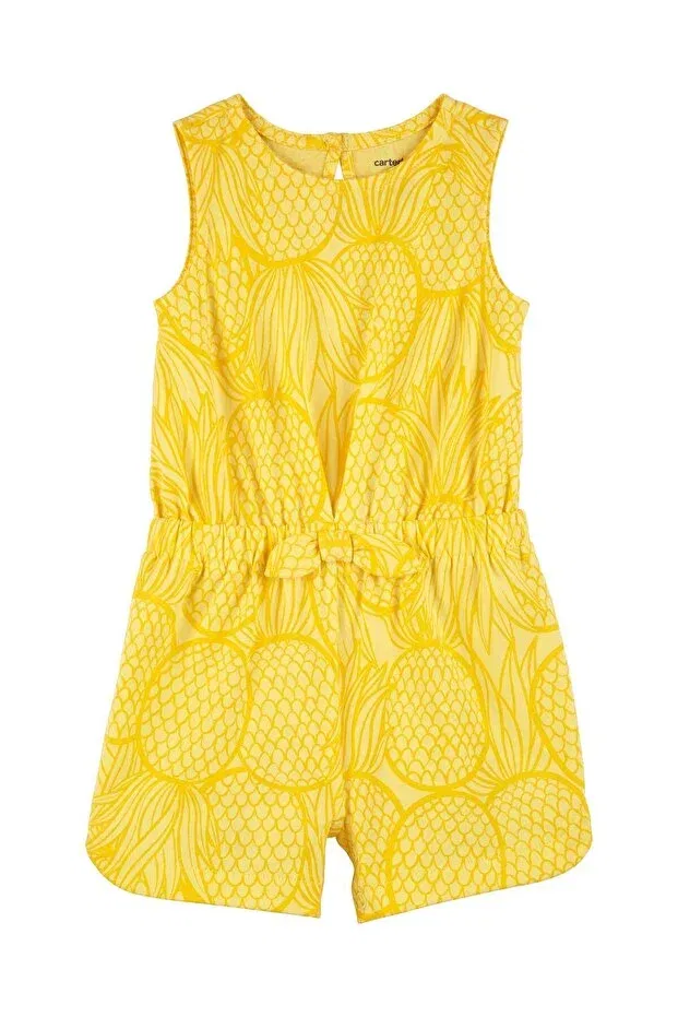 Детский комбинезон для девочек хлопковый Carter'S, Yellow