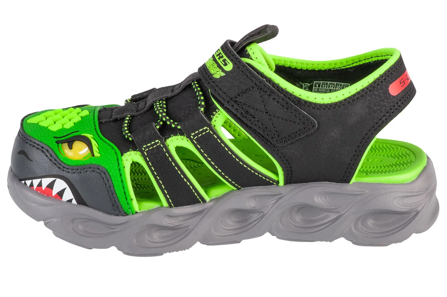 Детские сандалии для мальчиков с технологией Lightweight Skechers, Черный — фото 2